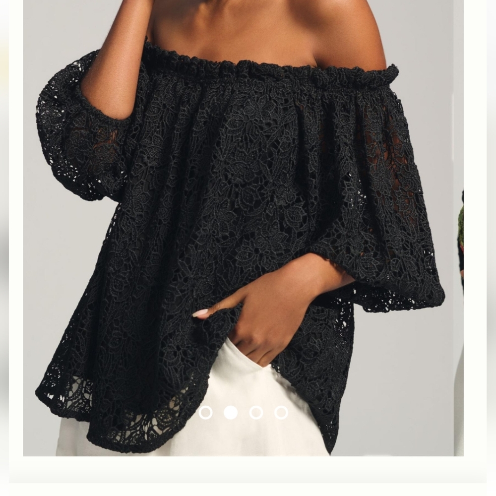 Anthropologie Maeve lace top